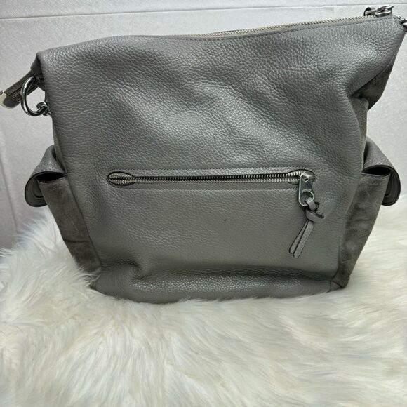 Coach Gray Leather Shoulder Bag - Picture 2 of 12